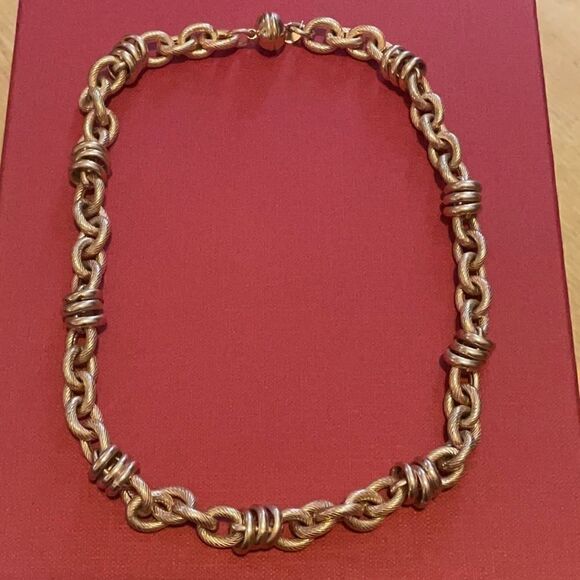 Bronze Milor Italy Rose Gold Necklace - Picture 1 of 4